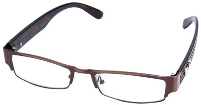 Angle of SW Clear Style #2901 in Bronze Frame, Women's and Men's  