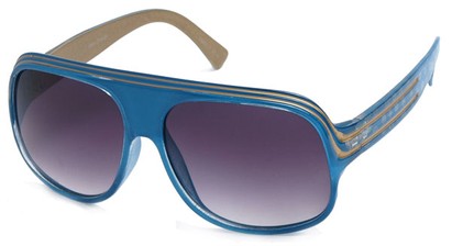 Angle of SW Celebrity Style #1965 in Blue and Gold, Women's and Men's  