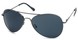 Angle of SW Aviator Style #2456 in Grey Frame, Women's and Men's  
