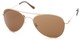 Angle of SW Aviator Style #2456 in Gold Frame, Women's and Men's  